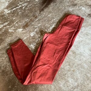 90 degree rust color leggings. XS